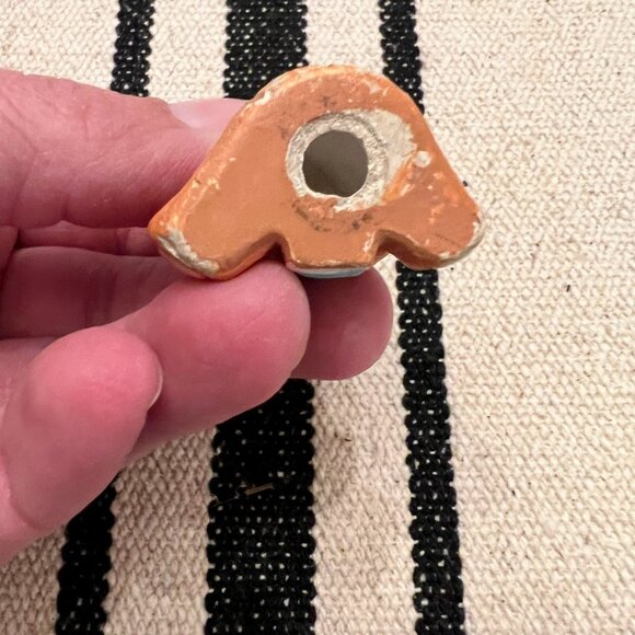 1984 Enesco Lucy & Me number 1 Sitting Birthday Bear Small Ceramic - Picture 3 of 3